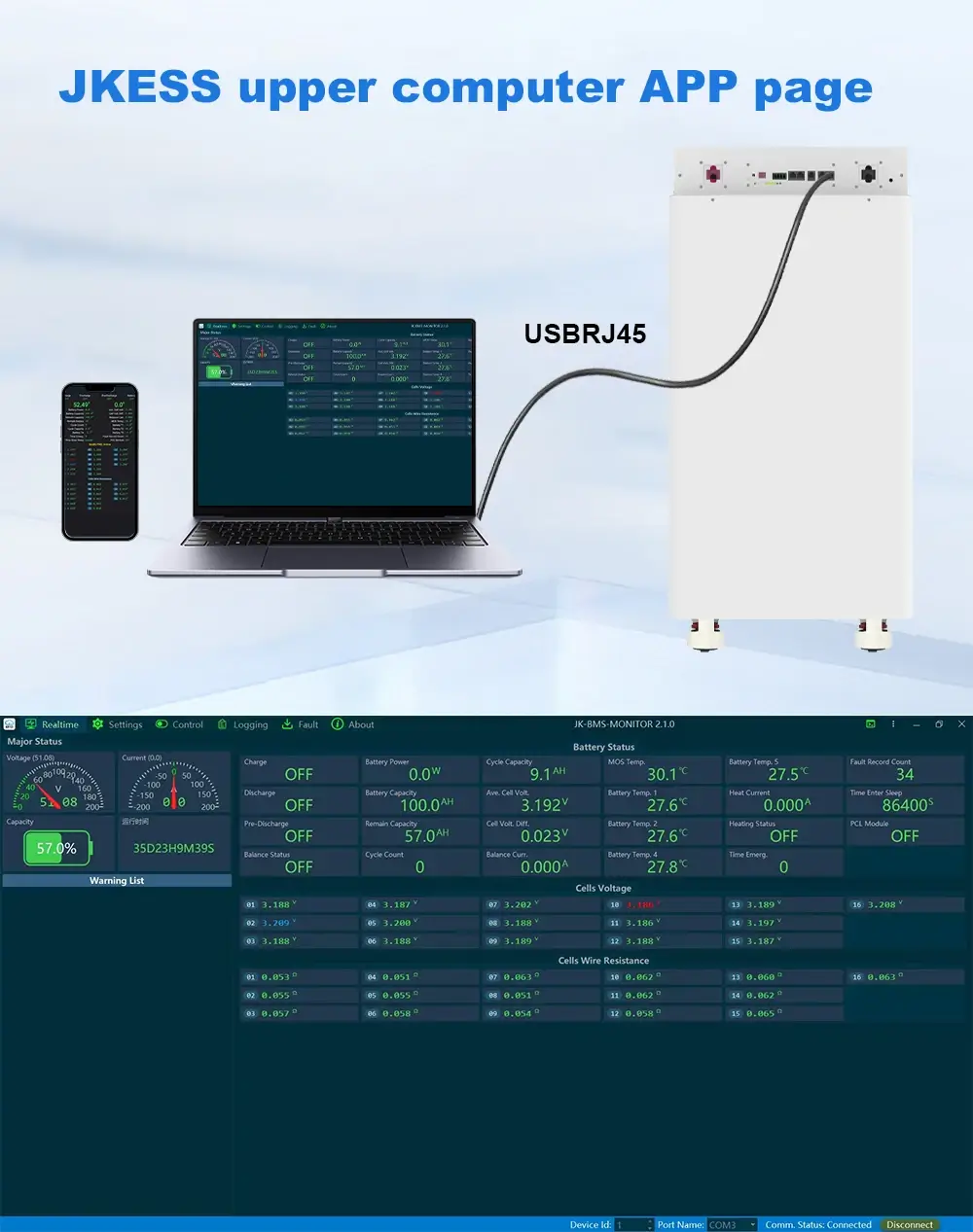 JKESS DIY Wheel Design Battery BOX for 280AH-320AH LiFePO4 Battery, DIY Battery Storage Box, Poland Warehouse Fast Delivery EU JIKONG BMS JKBMS (10)