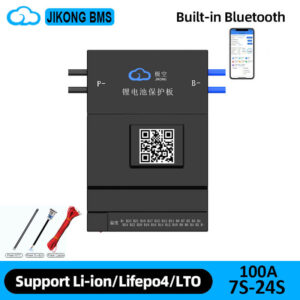 JKBMS BD6A24S10P 7S-24S Active Balance BMS Balance Current 0.6A Continuous Current 100A Lifepo4 li-ion LTO Battery