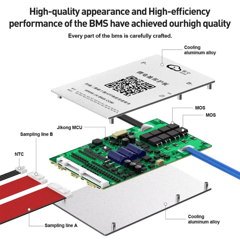 JKBMS B2A24S30P 7S-24S Active Balance BMS Balance Current 2A Continuous ...