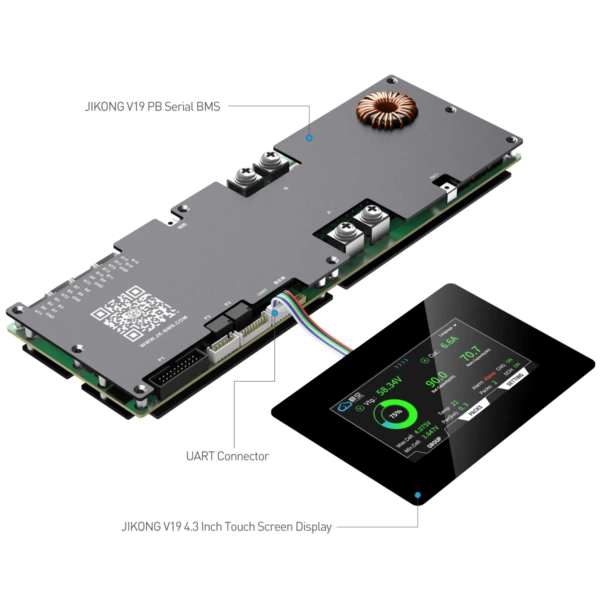 JKBMS V19 Version 4.3 LCD Display Adapter for JIKONG BMS (PBxA16SxxP series inverters are dedicated to BMS V19 version) (3)